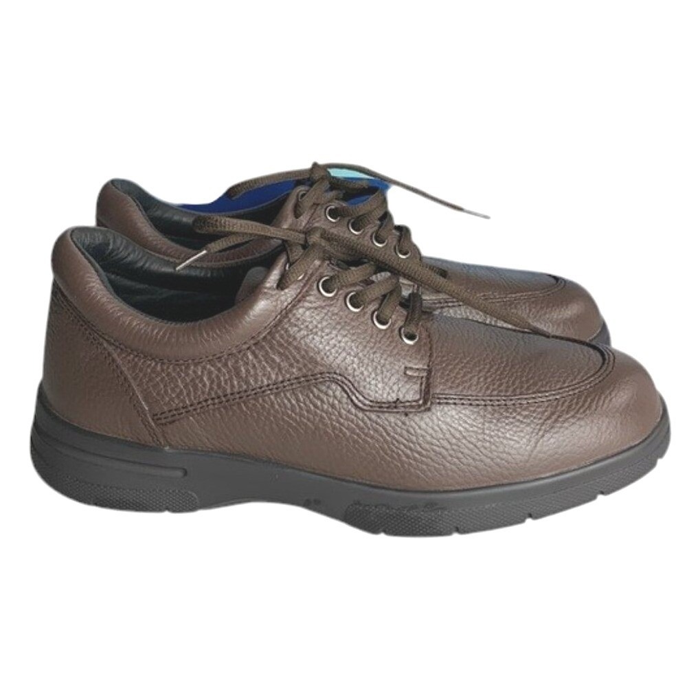Drew Walker II Walking Shoes Mens 8 Brown Leather Orthopedic Comfort Casual